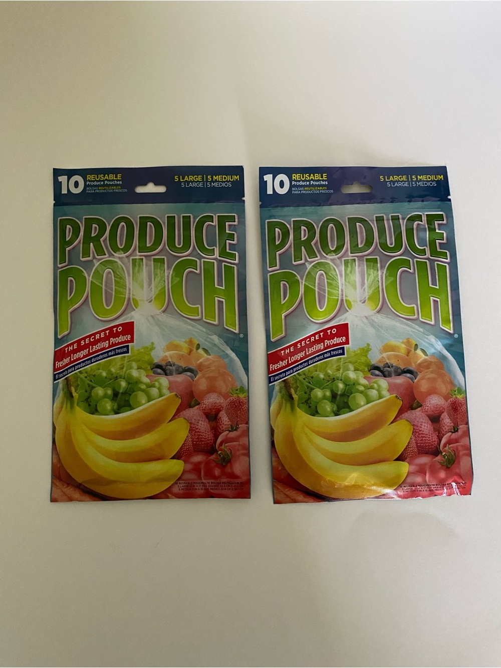 2 packs Reusable Produce Pouches